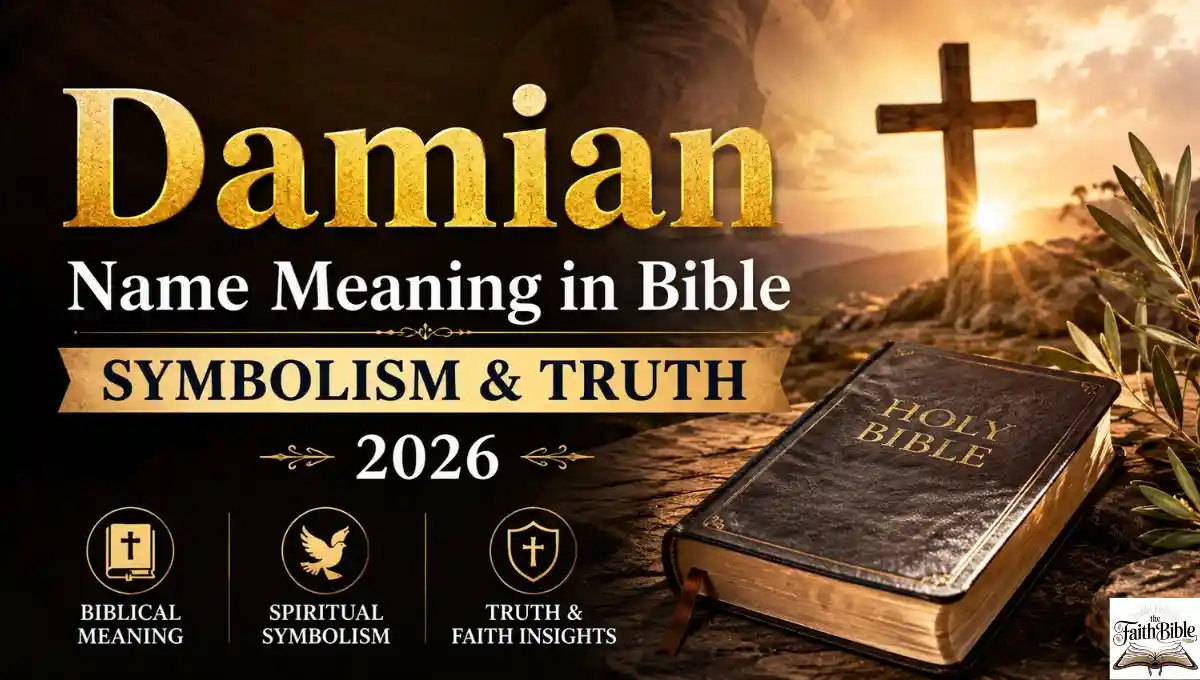 Damian Name Meaning Bible: Symbolism & Truth 2026