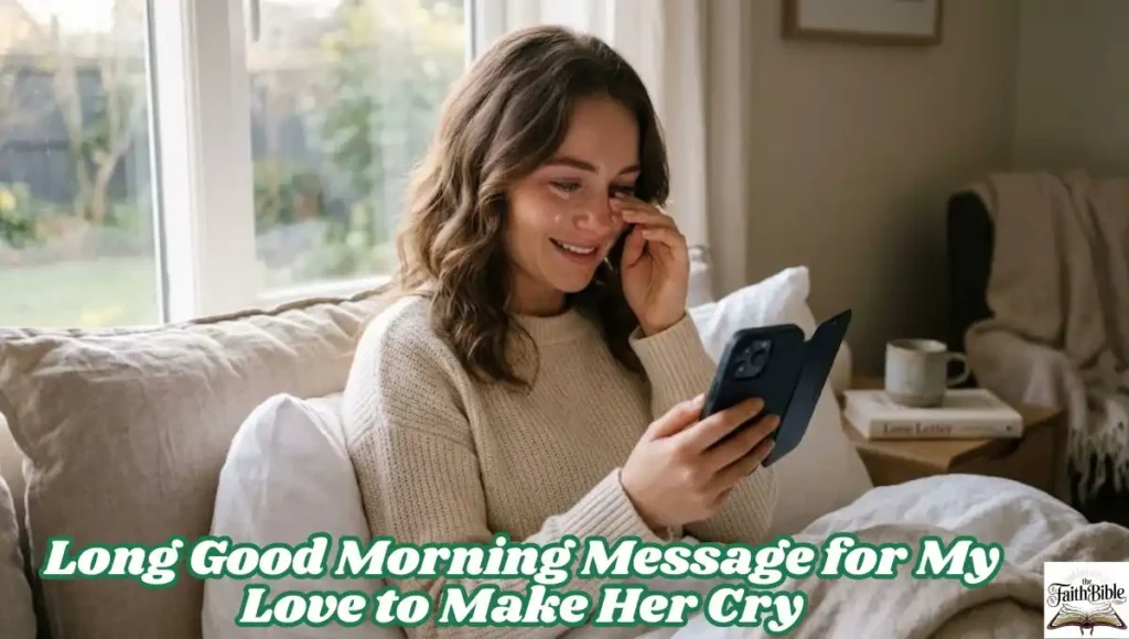 Long Good Morning Message for My Love to Make Her Cry