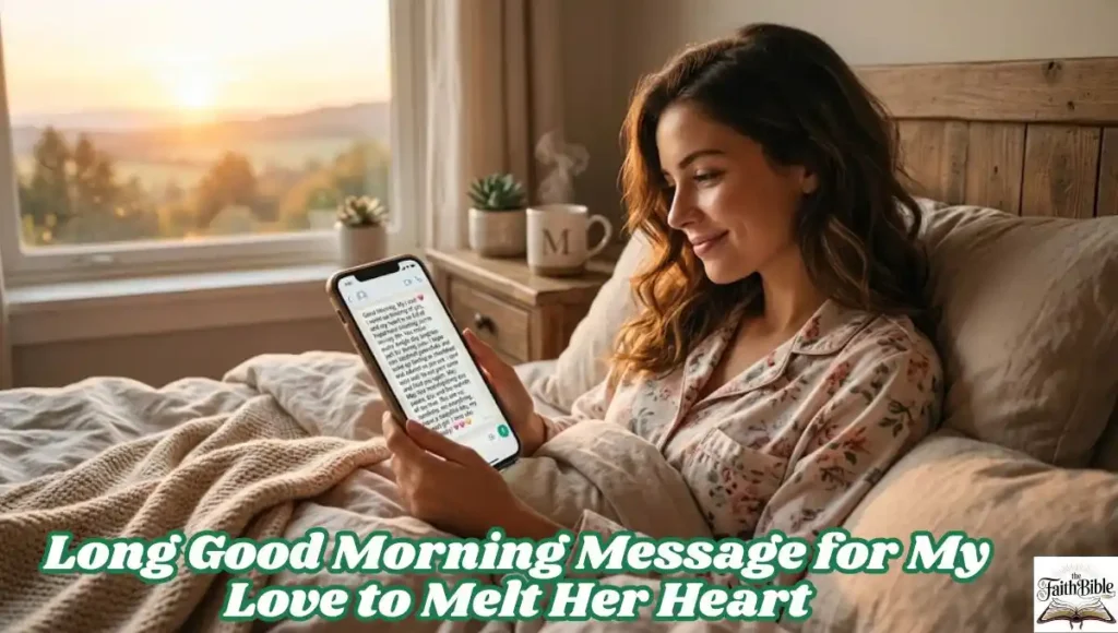 Long Good Morning Message for My Love to Melt Her Heart