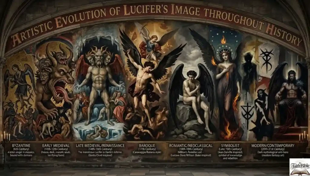 Artistic Evolution of Lucifer's Image Throughout History