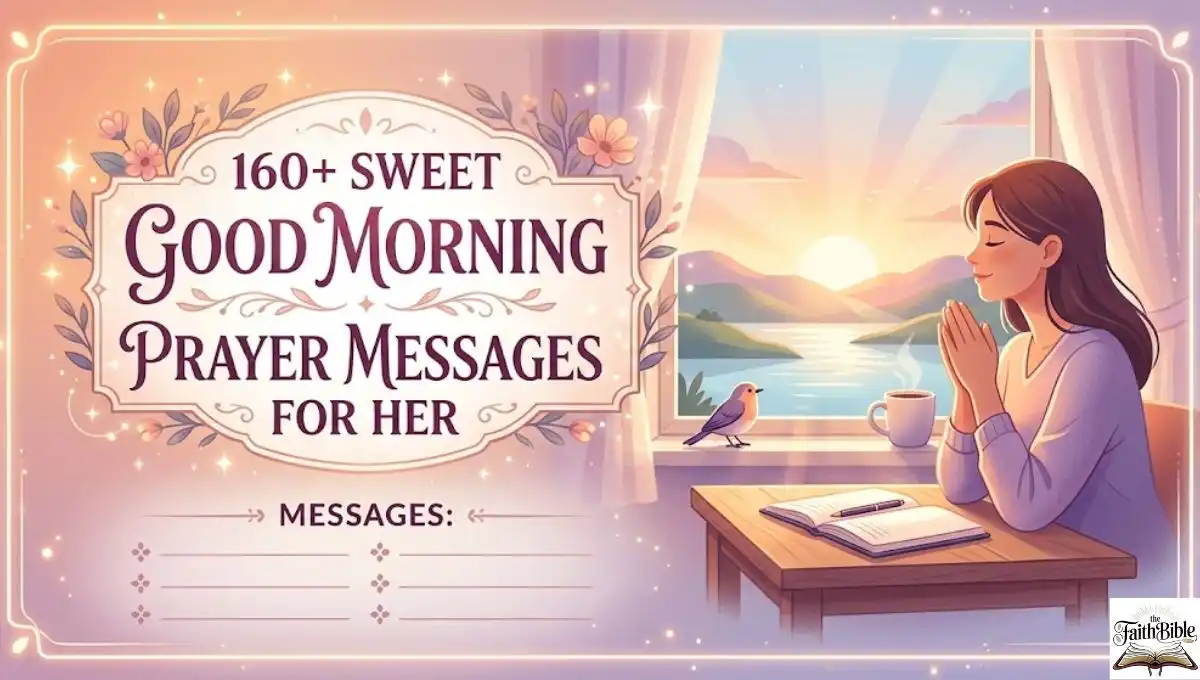 160+ Sweet Good Morning Prayer Messages for Her