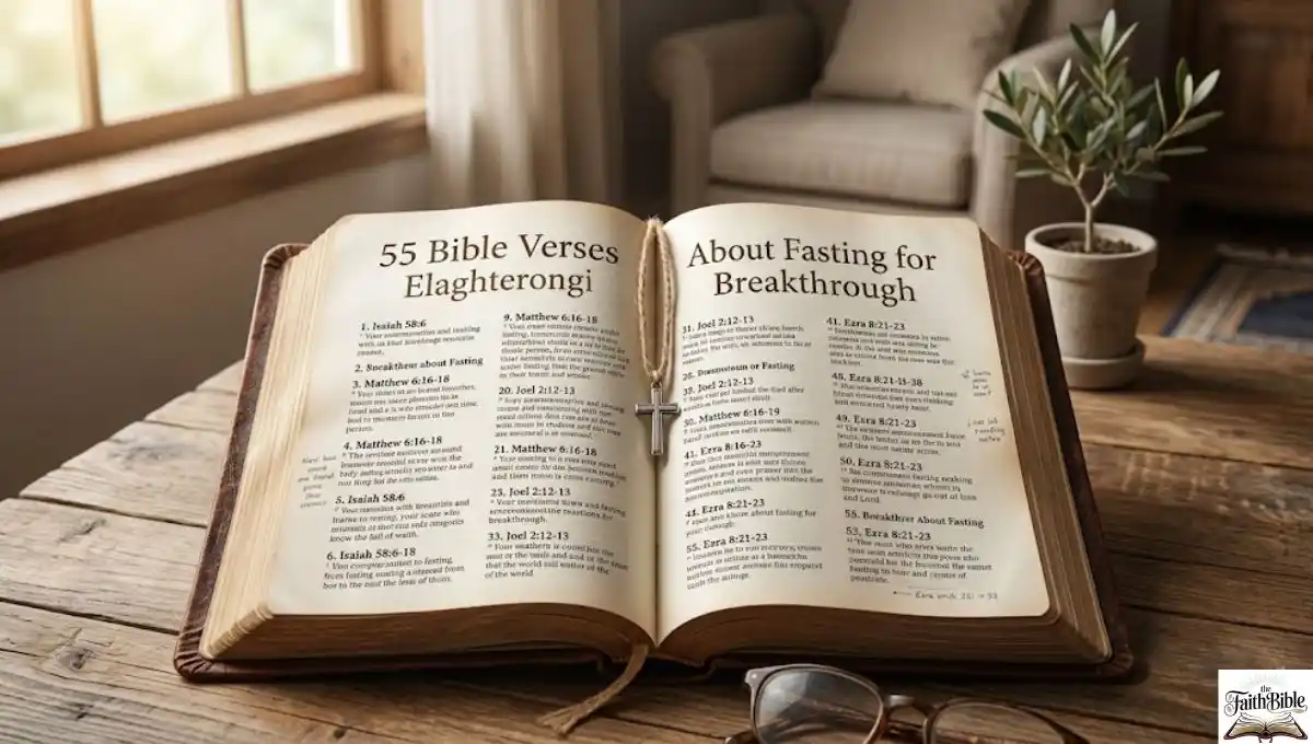 55 Bible Verses About Fasting for Breakthrough