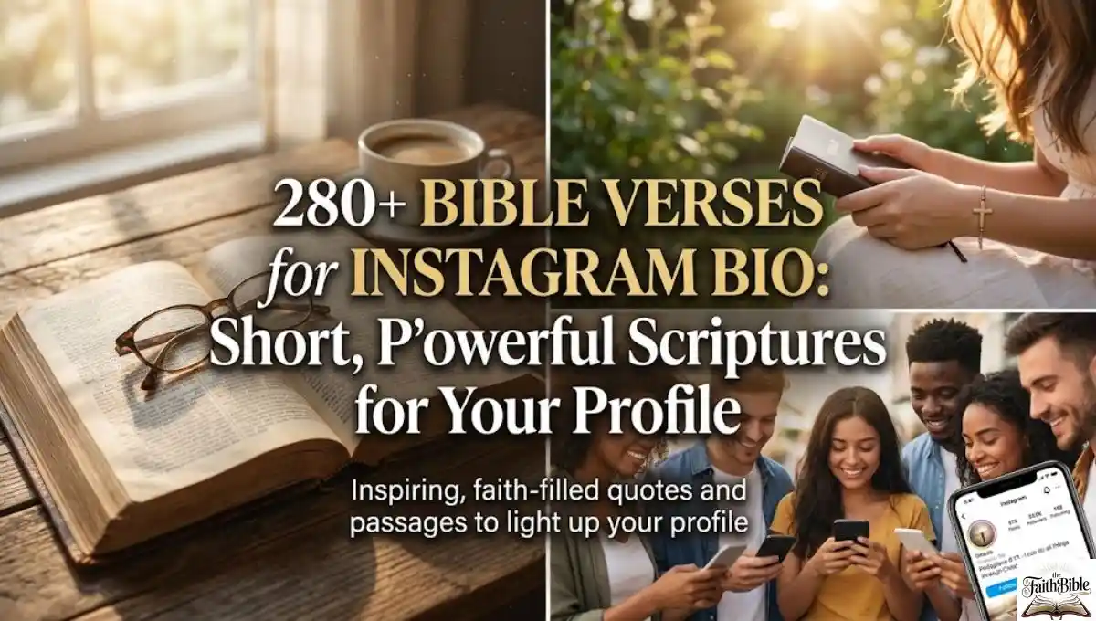 280+ Bible Verses for Instagram Bio: Short, Powerful Scriptures for Your Profile
