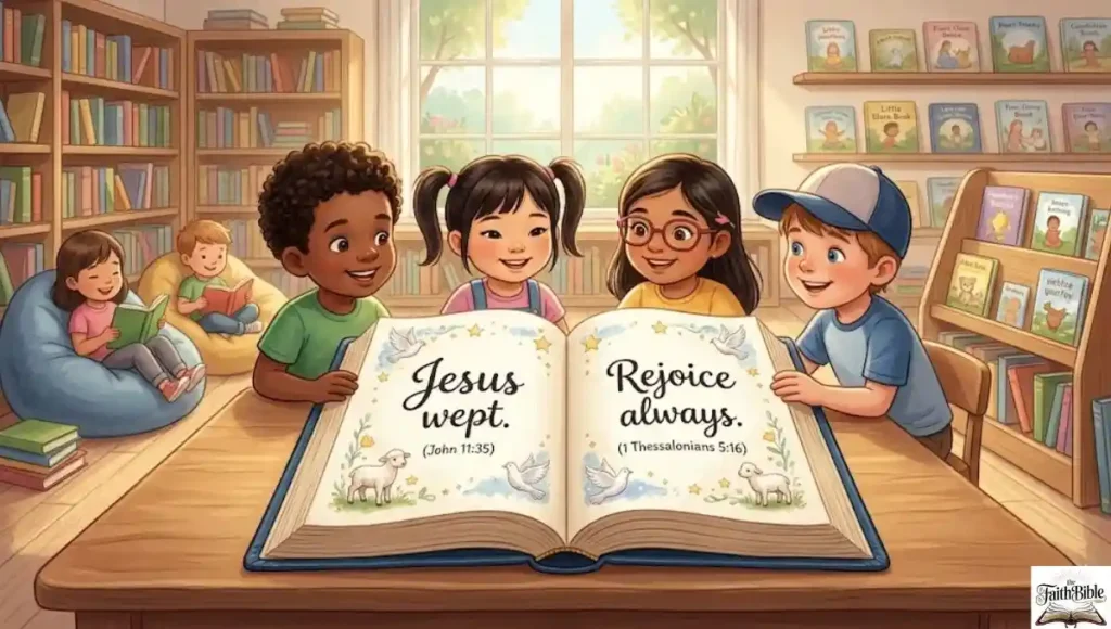 100 Shortest Bible Verses for Kids