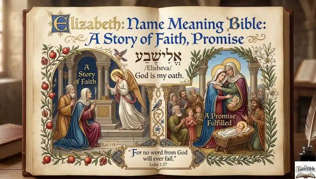 Elizabeth Name Meaning Bible: A Story of Faith, Promise