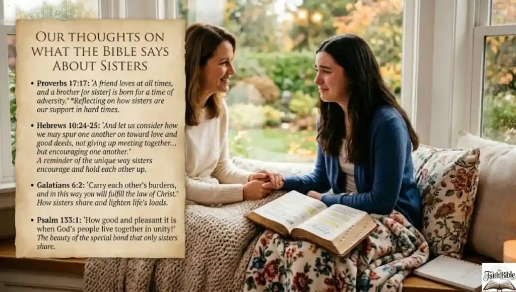 Our Thoughts On What the Bible Says About Sisters