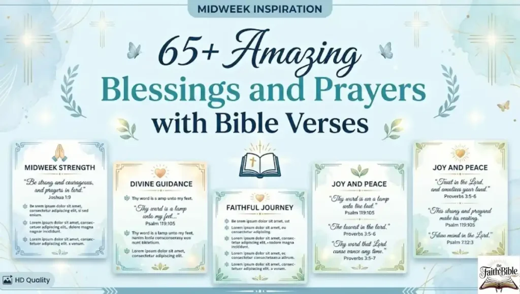 65+ Amazing Wednesday Blessings and Prayers with Bible Verses