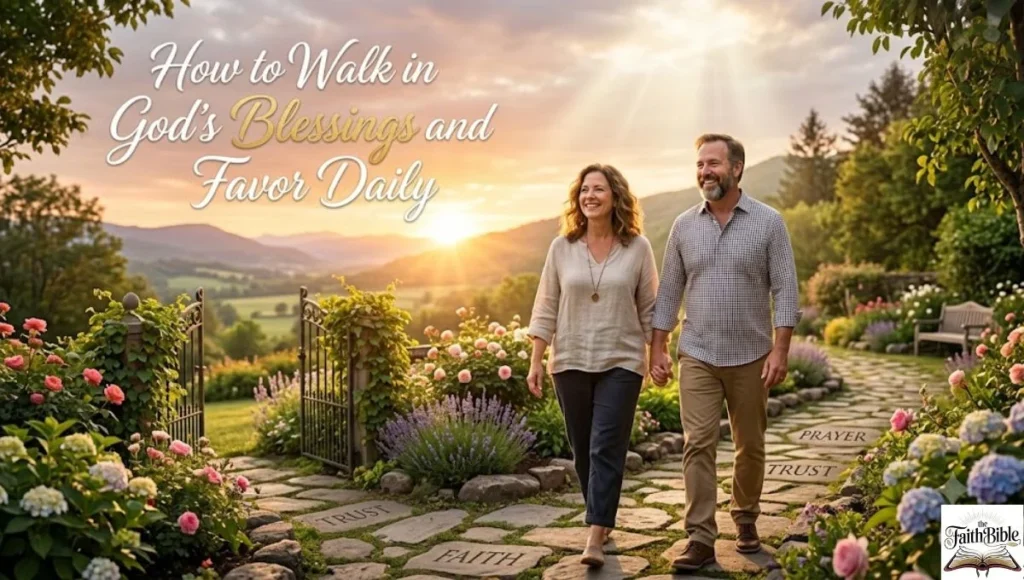 How to Walk in God's Blessings and Favor Daily