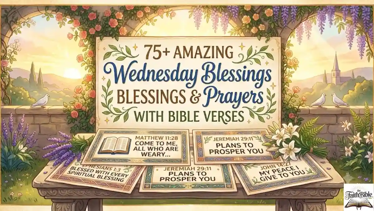 75+ Amazing Wednesday Blessings and Prayers with Bible Verses